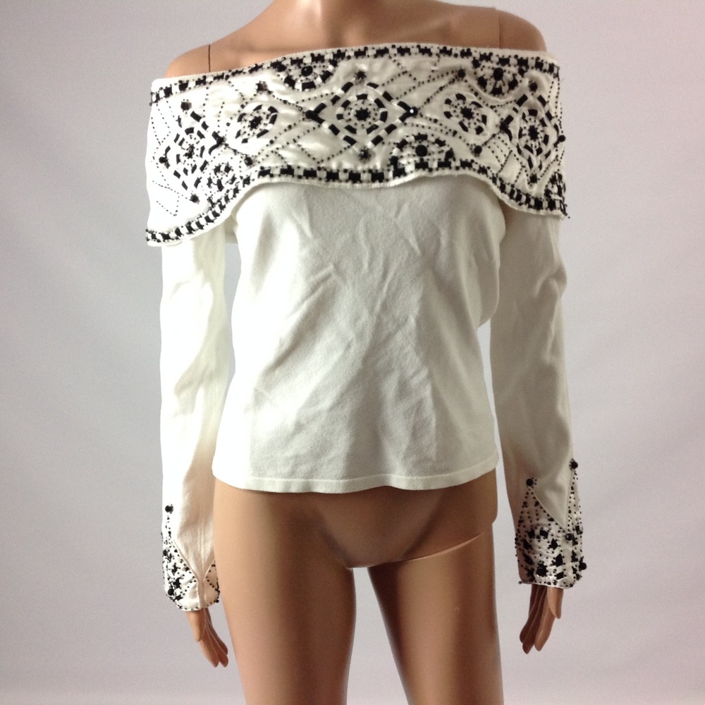 Gaby & Eden Women's Off The Shoulder Blouse Top